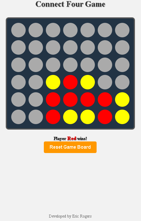 Screenshot of Connect Four
